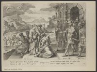 Jephtah's daughter making a request of her father