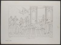 A series of line etchings after Nicolas Poussin