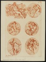 Five studies of mythological scenes