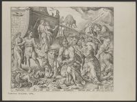 Noah and his family leave the ark