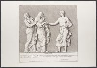 Plate 57 of 'Admiranda Romanarum Antiquitatum ac Veteris Sculpturae Vestigia': Nova Nvpta