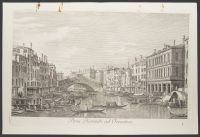 Pons Rivoalti ad Orientem (View of the Rialto Bridge from the East)