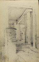 A ruined interior