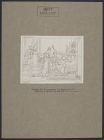 Clement Marot presents to Marguerite of Navarre a ballad he has written for her