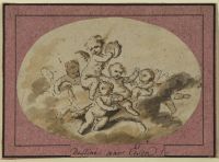 Group of amorini on a cloud