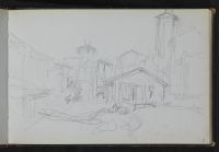 Sketch of buildings