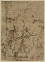 Peasants dancing (recto)