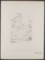 Infant Christ and several female saints