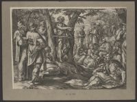 Saint John the Baptist preaching