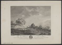Landscape with figures and a tavern