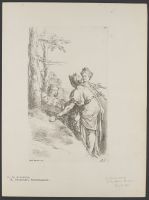 Female figures with musical instruments