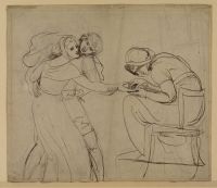 Sketch for the 'Fortune Teller'