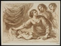 Study of three women with an infant (Moses?)