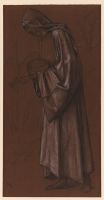 Draped male figure - study for the figure of Balthazar, King of Nubia, in 'The Star of Bethlehem'