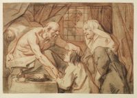 Isaac blessing Jacob