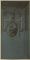 Design for ceiling decoration - God the Father with a globe