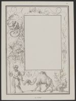 Arab man with a camel