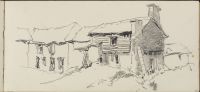 Line of cottages