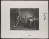 6 illustrations to 'The Soldier's (Sodger's) Return', a poem by  Robert Burns