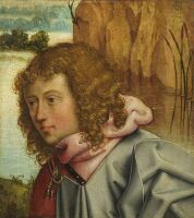 Head of a Man against a Landscape