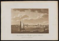 Amsterdam and Bridge across the Amstel