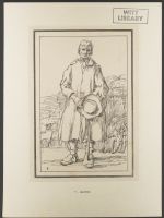 Man with hat and cane, standing, from "Rustic Figures after Nature"