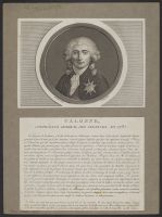 Calonne, Contrôleur Général des finances, en 1787 [text cut from the plate]