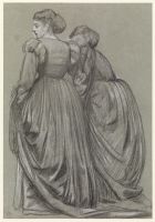 Study of two female figures