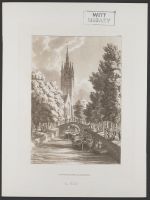 Tower of the Oude Kerck, at Delft