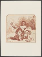 Chastity burning the arms of Cupid