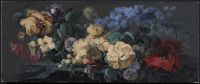 Summer flowers on a ledge