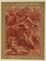 Virgin and Child surrounded by putti (recto)