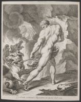 Twelfth Labour of Hercules - The Bringing to the Earth of  Cerberus, the Three-Headed Dog of the Underworld