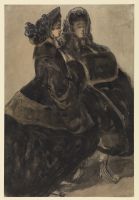 Deux femmes aux manchons (Two women with muffs)