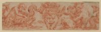 Decorative frieze with tritons and dolphins
