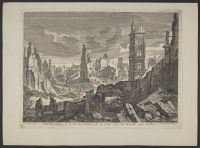 View of the ruins of the road coming down from the Court towards the vegetable market