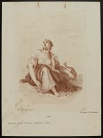 Juno holding her peacock, after Veronese fresco in the Sala dell'Olimpo of the Palazzo Trevisan, Murano.