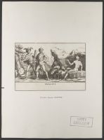Plate 16 of ‘Le pitture antiche del sepolcro de Nasonii nella via Flaminia’: Ercole, che conduce Cerbero fuori dell'Inferno