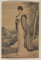 Portrait of a lady in a landscape