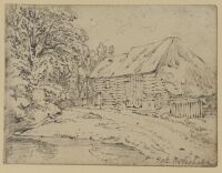 Landscape with cottage