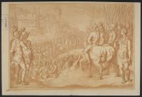 Army Marching into a City