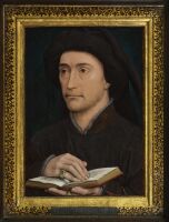 Portrait of a Man with an Open Book - Guillaume Fillastre (?)  (recto)