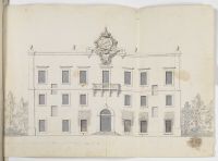 Front elevation of Spinola Palace at St. Julian's, Malta