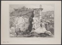 Ruins of the Crypt, or Under Chapel, of Saint Thomas, on Old  London Bridge.
