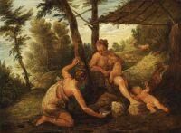 Adam and Eve after the Expulsion (after Paulo Veronese and studio)