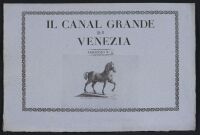Il Canal Grande di Venezia Descritto da Antonio Quadri - cover  to folder 4