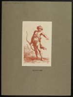 Figure of an exotic warrior with a bow