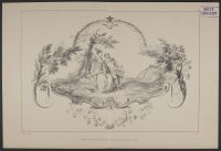 Two figures in a landscape