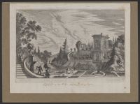 View of Italiante gardens (?)