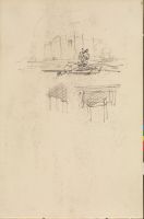 Large house, and architectural details (recto)